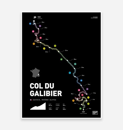 Col Du Galibier Art Print