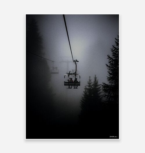 Chair Lifts - MTB Art Print