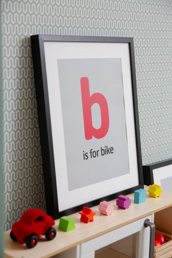 B is for Bike Art Print 3
