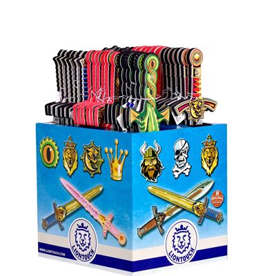 Sword Box - Six types, 36 pcs. - Toys for Kids