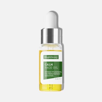 Luxuriöse Mischung aus 15 verschiedenen Pflegeölen ist unser CALM FACE OIL, intensiv reparierend 5ml