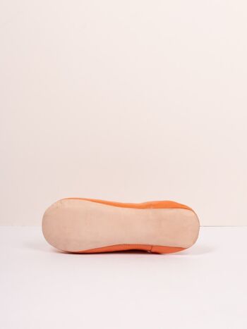 Moroccan Babouche Basic Slippers, Clementine 3