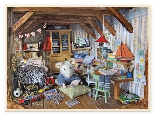 Kids Puzzle - Sam's Bedroom (200 pieces) - The Mouse Mansion
