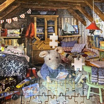 Puzzle pour enfants - La chambre de Sam (200 pièces) - Le manoir des souris 2
