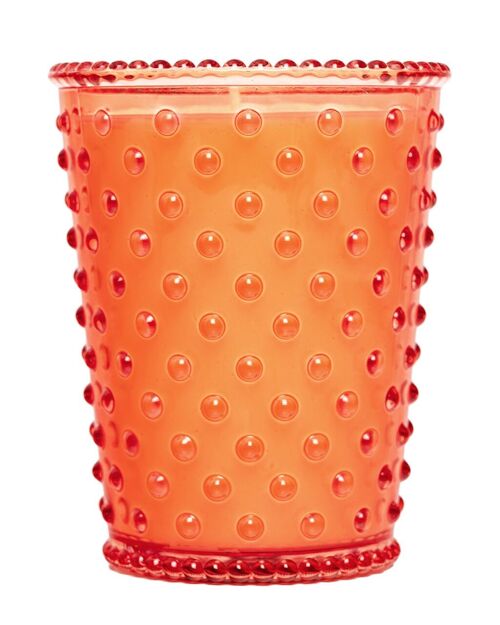 Simpatico Hobnail Glass Candle #71 Guava