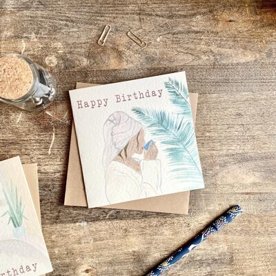 Birthday Card, Relax, Coffee