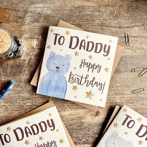 Daddy Birthday Card, From your Little Boy