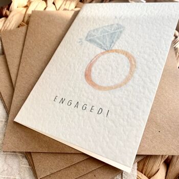 Engagement Card, Engaged (A) 2