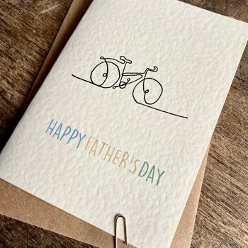 Father's Day Card, Bike 2