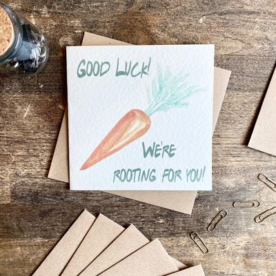 Good Luck Card, Rooting For You