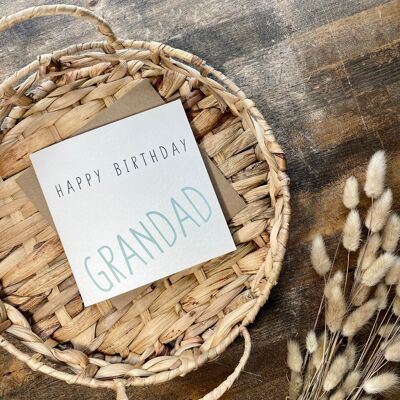 Grandad Happy Birthday Card