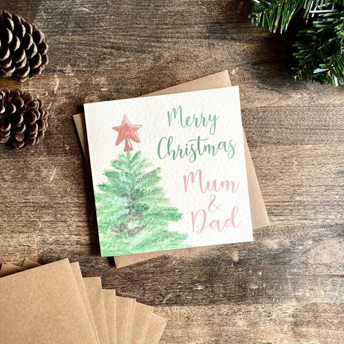 Mum and Dad Christmas Card (C)