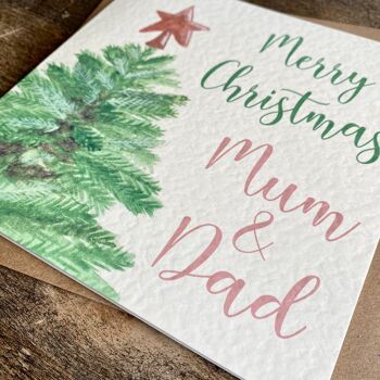 Mum and Dad Christmas Card (C) 2