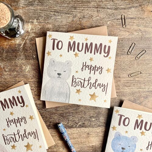 Mummy Birthday Card, From your Children