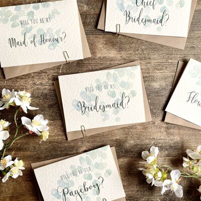 Will you be my Bridesmaid card