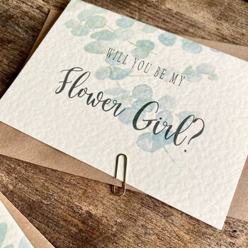Will you be my Flower Girl Card 2