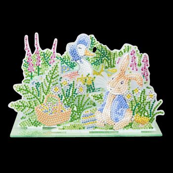 Peter Rabbit Crystal Art 3D Scene 2