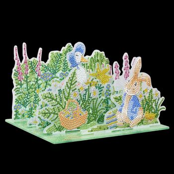 Peter Rabbit Crystal Art 3D Scene 4