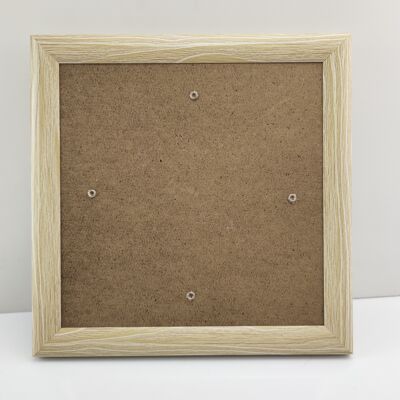 Wood Effect, 21x21cm Picture Frame for Crystal Art Card