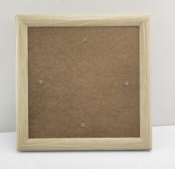 Wood Effect, 21x21cm Picture Frame for Crystal Art Card 1
