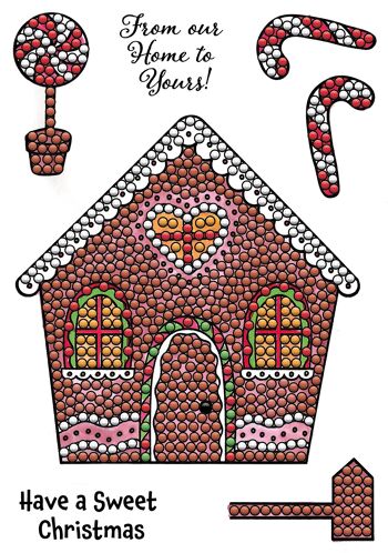 Gingerbread House, Crystal Art A6 Stamp Set 3
