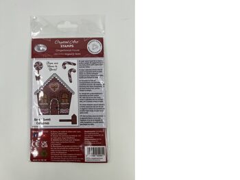 Gingerbread House, Crystal Art A6 Stamp Set 1