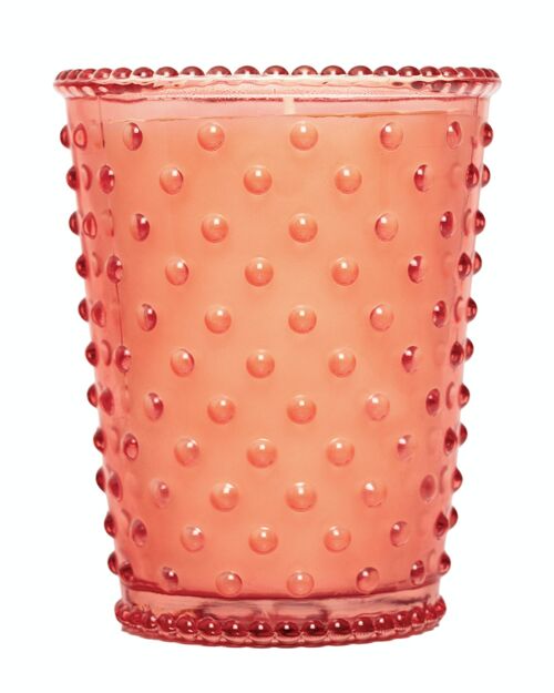 Simpatico Hobnail Glass Candle - #40 Watermelon Basil