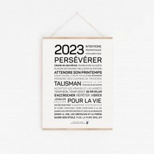 Affiche 2023, de la persévérance - A2