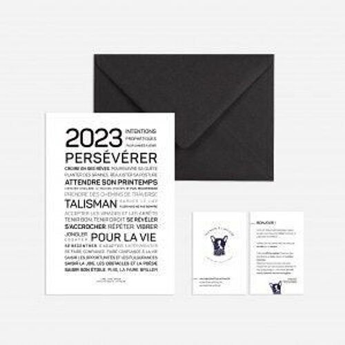 Affiche format mini 2023, de la persévérance