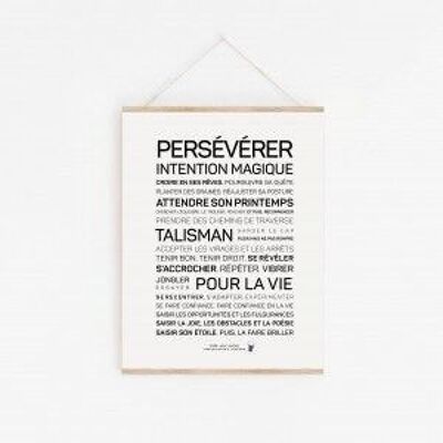 Affiche Persévérer - A2