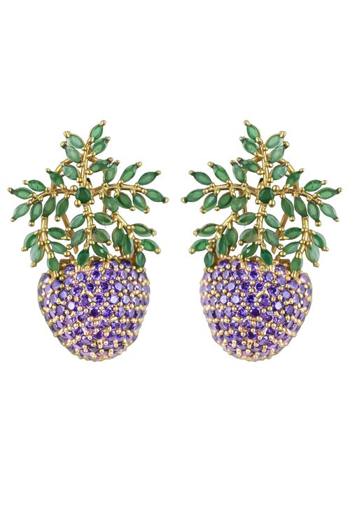 Wild Strawberry Earrings