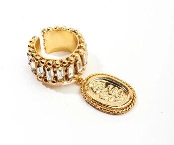 Gold Plated Charms Of Love Ring 1