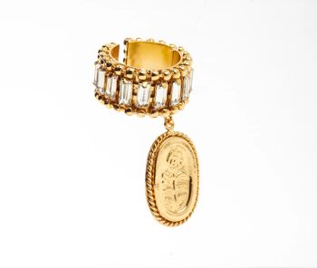 Gold Plated Charms Of Love Ring 2
