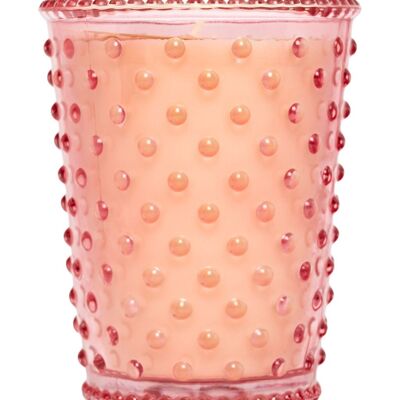 Simpatico Hobnail Glaskerze - # 15 Grapefruit Mint
