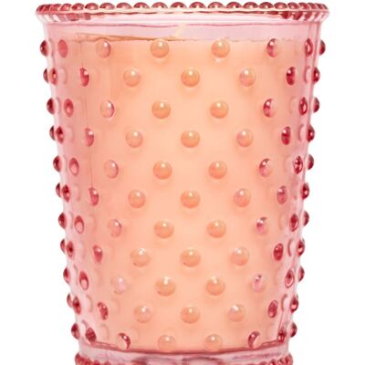 Vela de vidrio Simpatico Hobnail - # 15 Grapefruit Mint