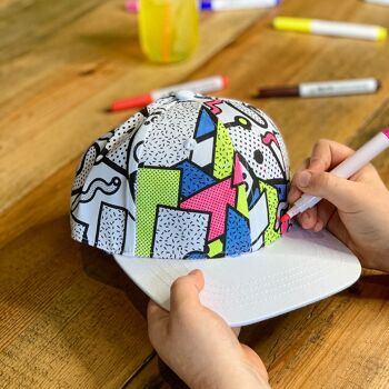 Kids Colour In Snapback Hats 6