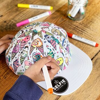 Kids Colour In Snapback Hats 7