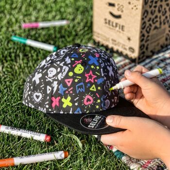 Kids Colour In Snapback Hats 8