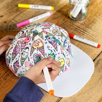 Kids Colour In Snapback Hats 3