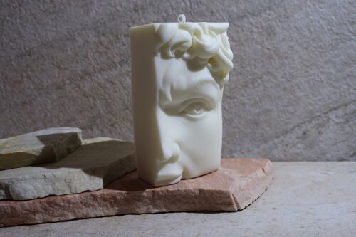 Davids Face Candle