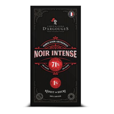 TABLETTE RÉDUITE EN SUCRE - CHOCOLAT NOIR 71%