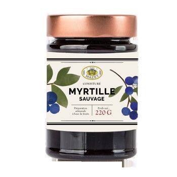 Confiture myrtille sauvage 220g - C3