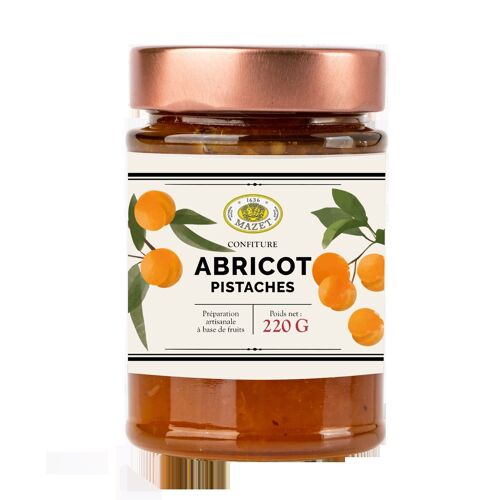 Confiture abricot pistache 220g - C21