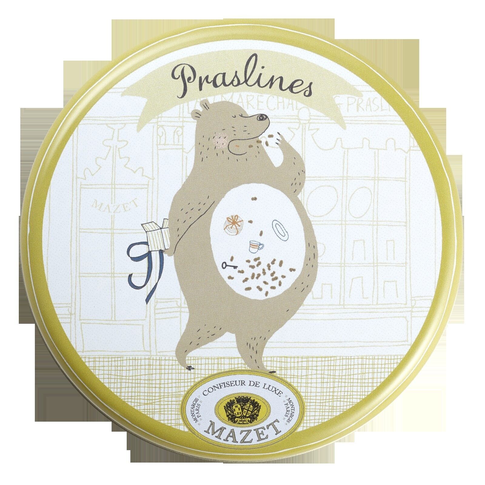 Boite ours, Praslines 65g - BOP