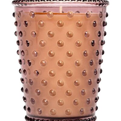 Simpatico Hobnail Glass Candle #36 Strandpflaume