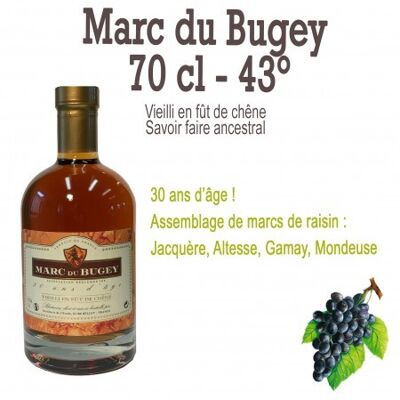 Marc du Bugey 30 ans d'âge 43° 70cl