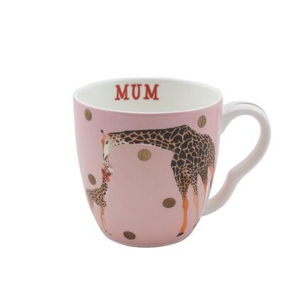 YE - Mug 400ml Girafe - MUM - Animal Magic