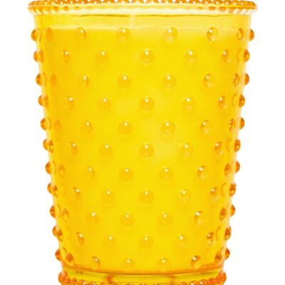 Vela de vidrio Simpatico Hobnail - # 97 Meyer Lemon
