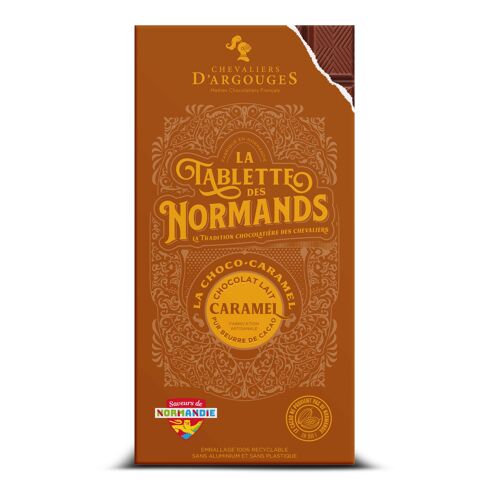 TABLETTE DES NORMANDS - CHOCOLAT LAIT CARAMEL