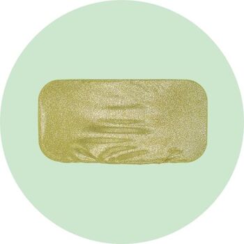 SKI GOGGLE COVER - Glittery Gold 4